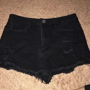 Black shorts